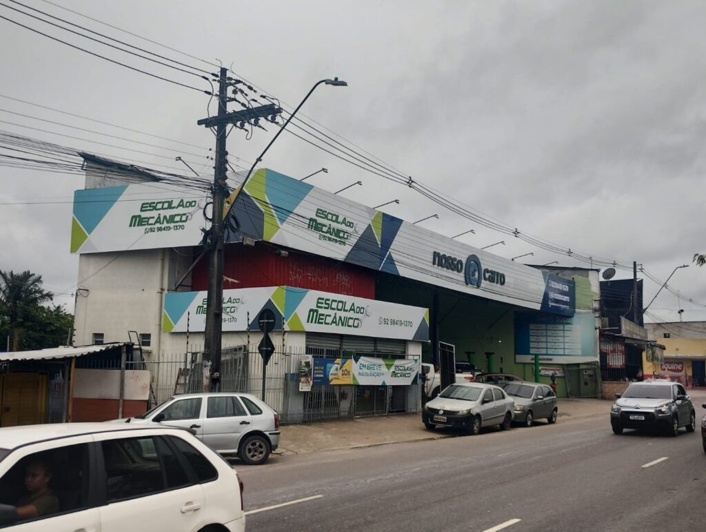 Endereço onde vai funcionar a Escola do mecânico em Manaus