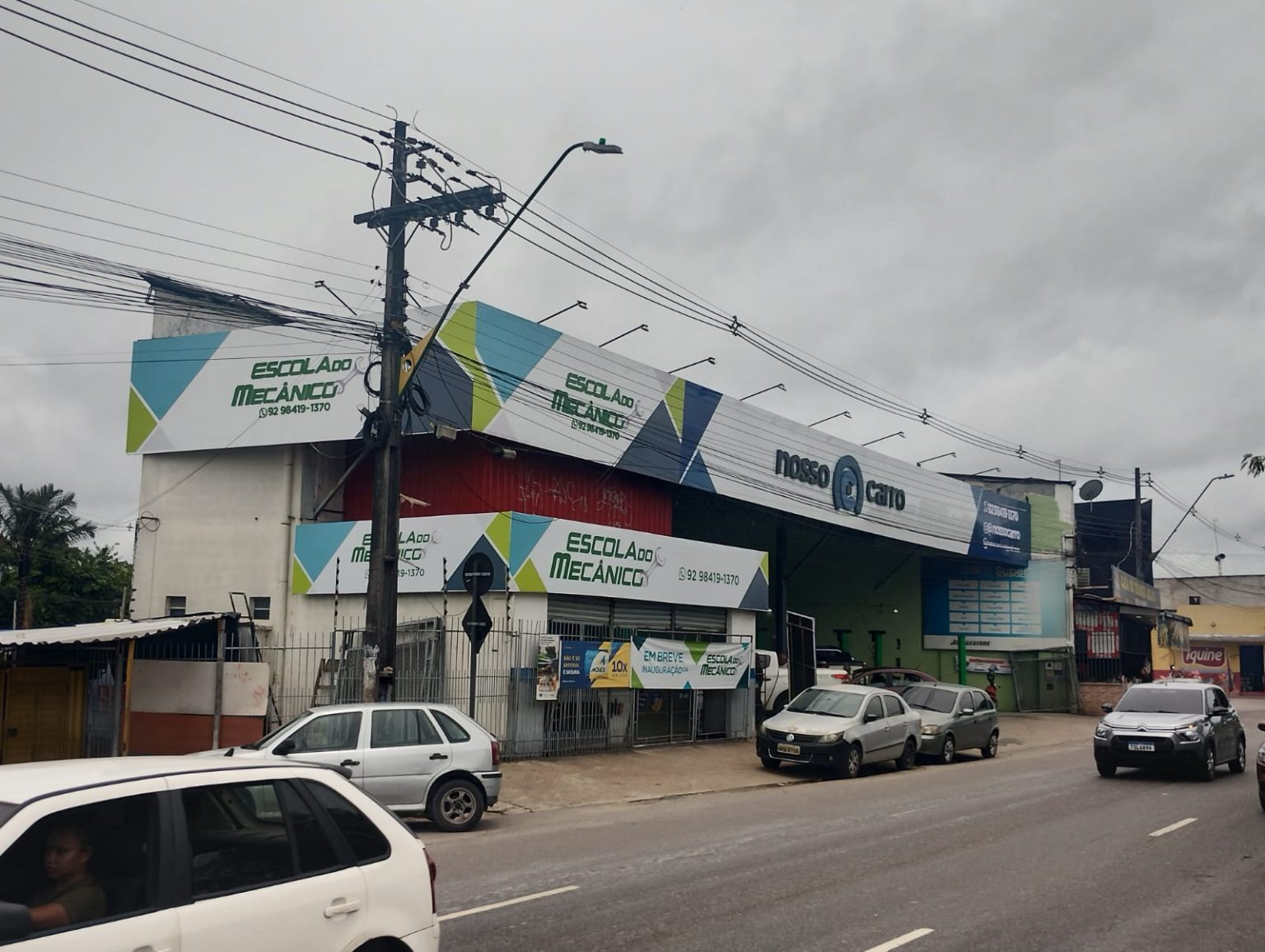 Endereço onde vai funcionar a Escola do mecânico em Manaus